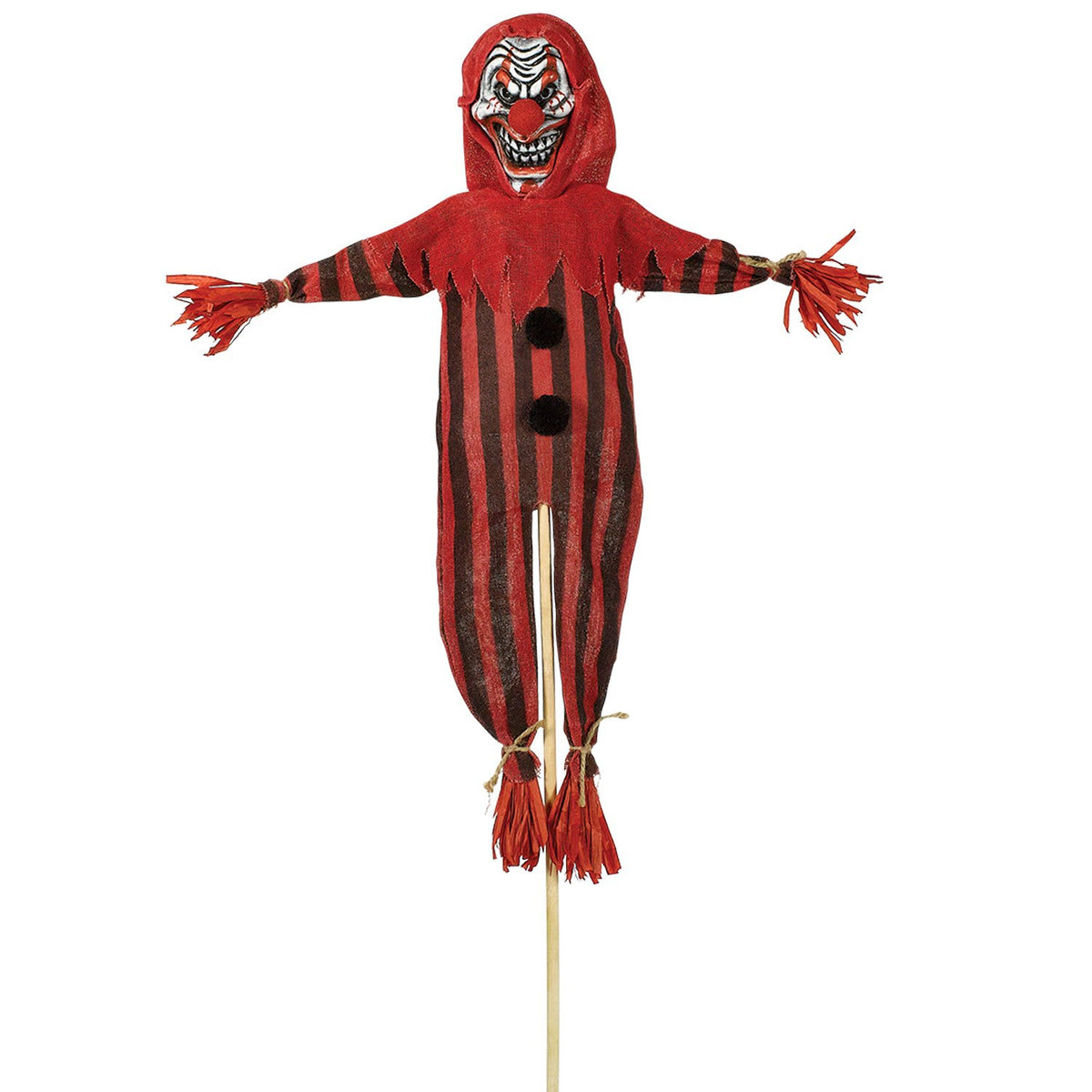 Amscan Scary Clown Garden Stakes 45cm x 1.2m