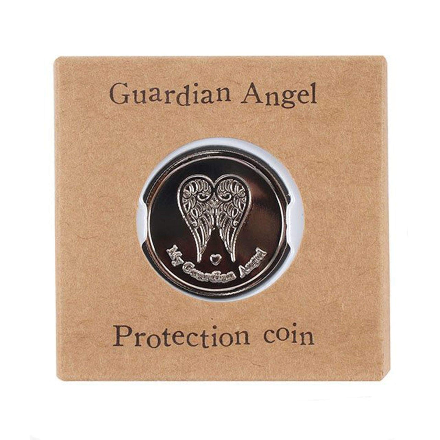 Something Different AO_33127 Protection Coin | Guardian Angel | H:18.5cm W D:22cm | Pack of 27, Multi Color