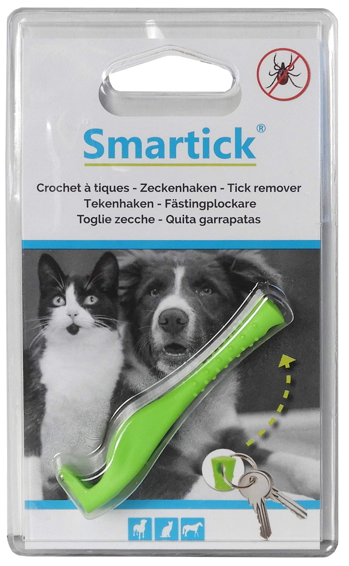 Kerbl Smartick Tick Tweezers, Green