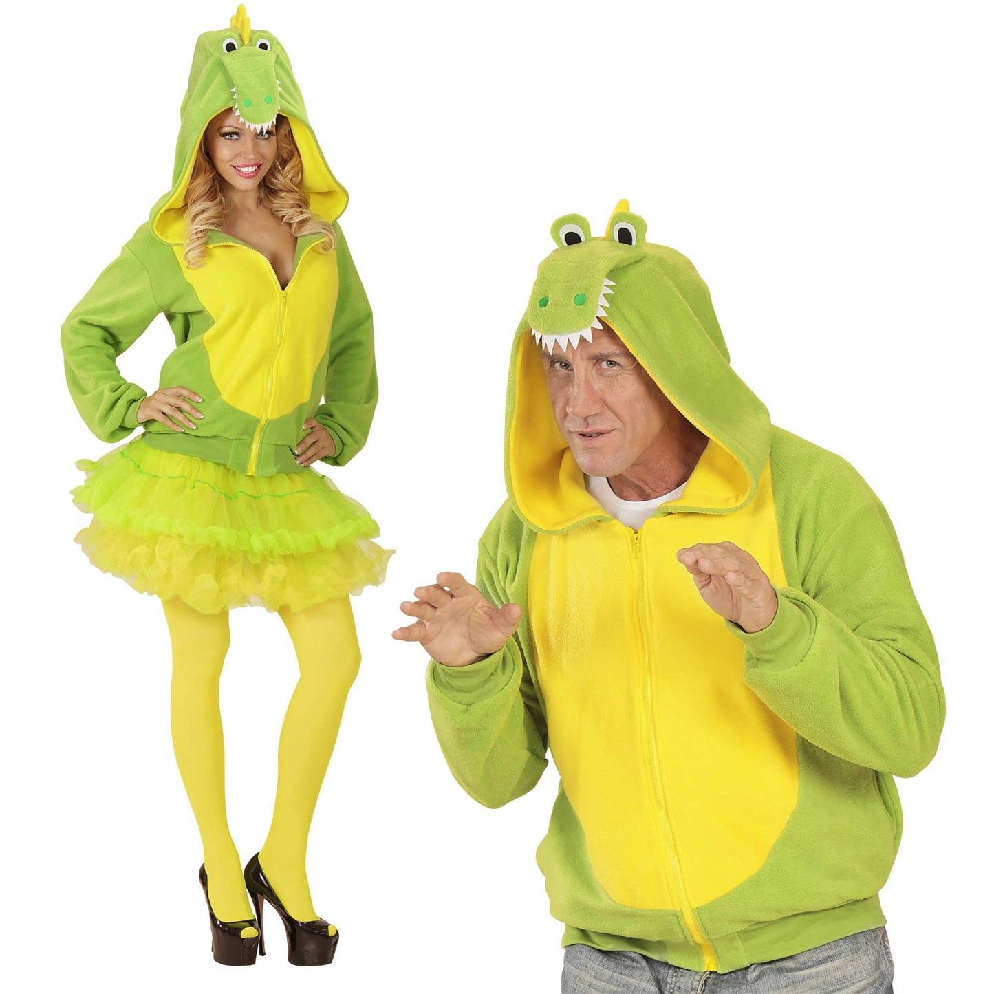 Widmann CROCODILE (hooded fleece jacket) - (S/M)