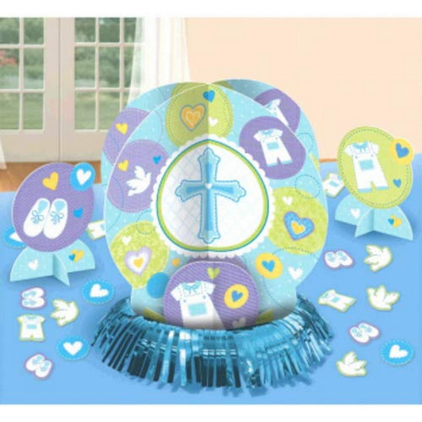 Blue Christening Table Decorations Kits /4