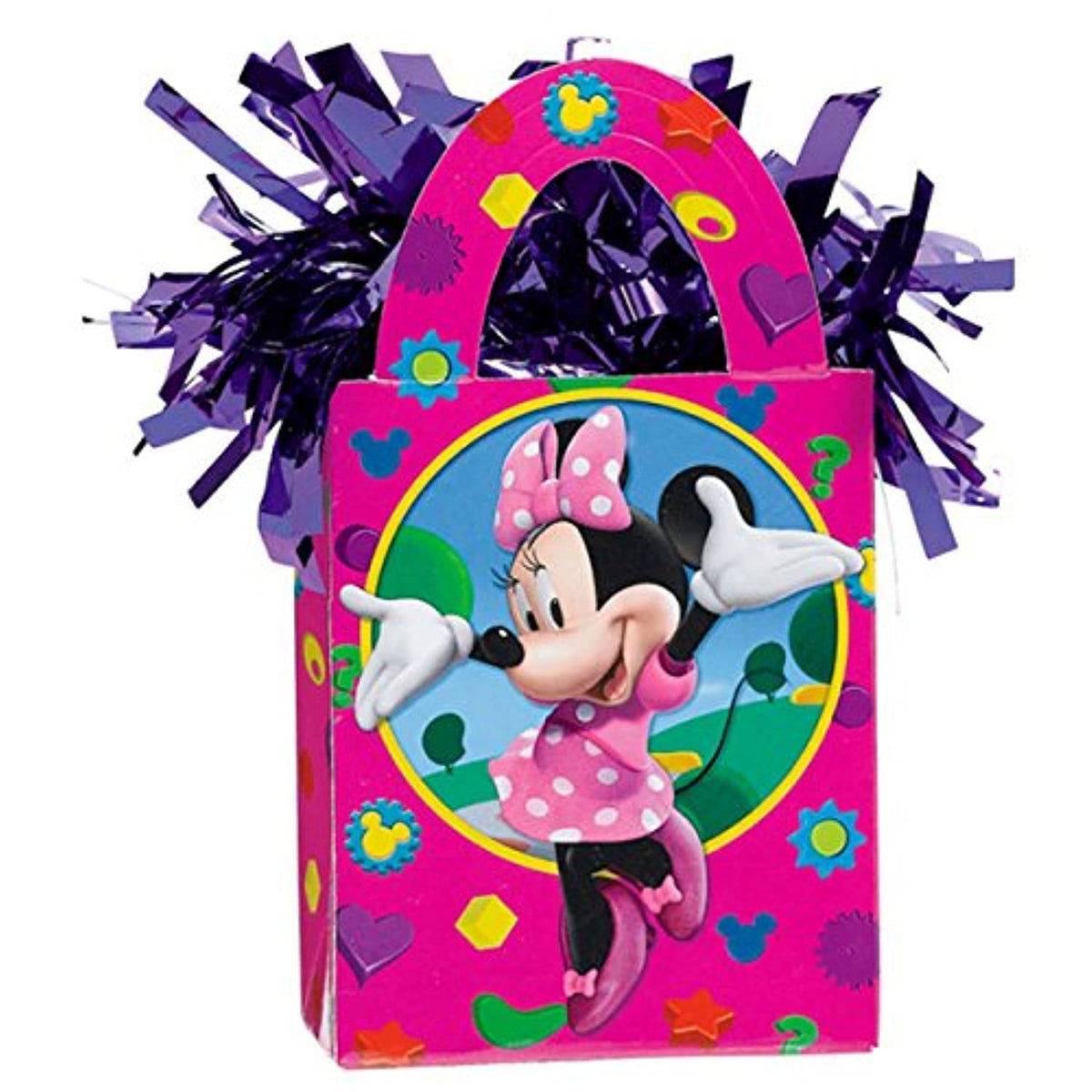 Amscan Minnie Mouse Tote Bag Balloon Weight Party Decoration-1 Pc