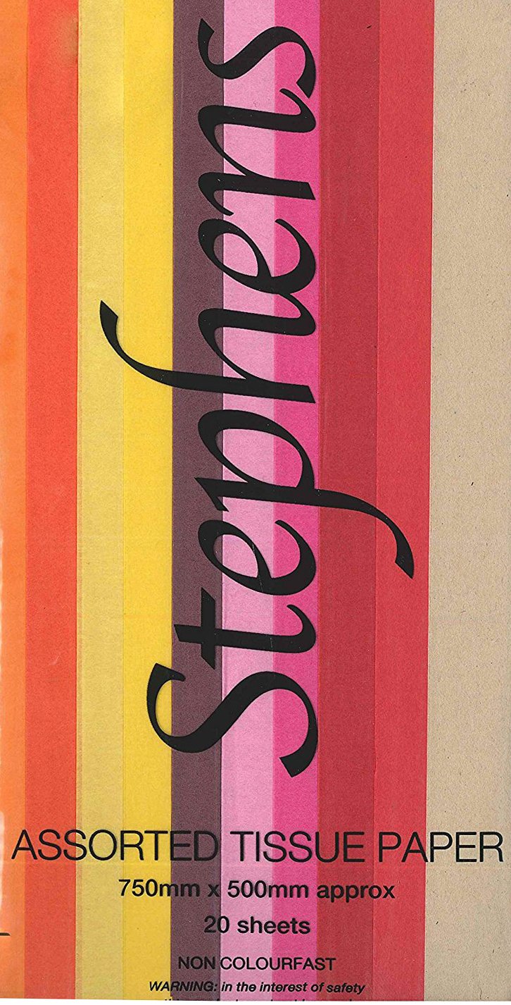 Stephens 750 x 500 mm Tissue Paper - Warm Colours, 20 Sheets
