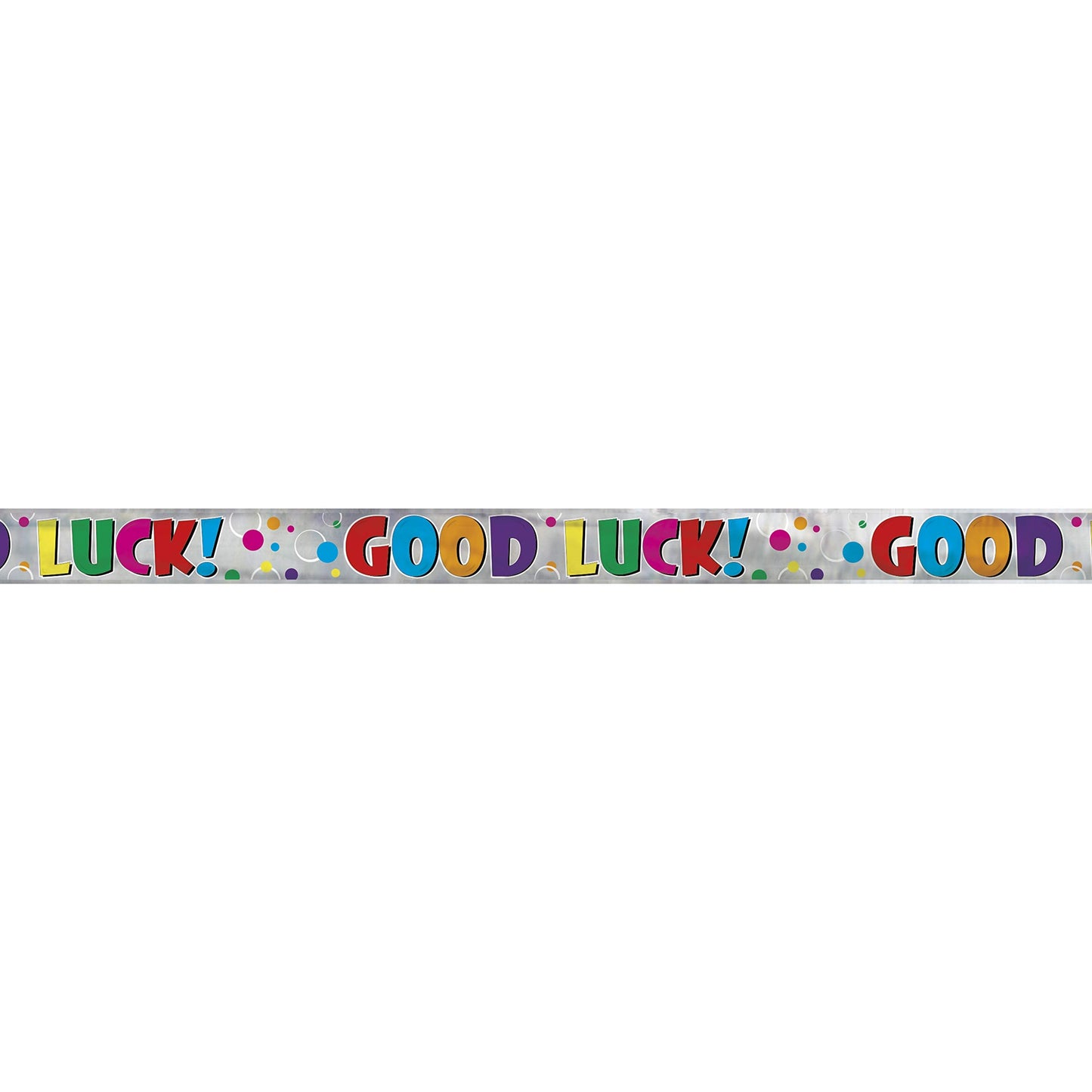 Unique Good Luck Long Fold Banner-12 ft