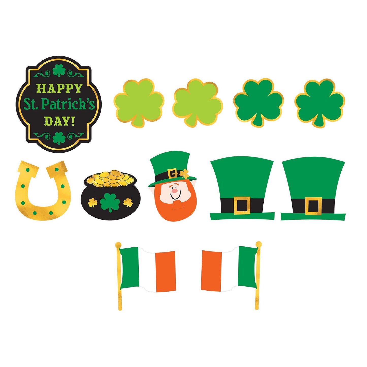 St. Patricks Day Value Pack Cut-outs /12