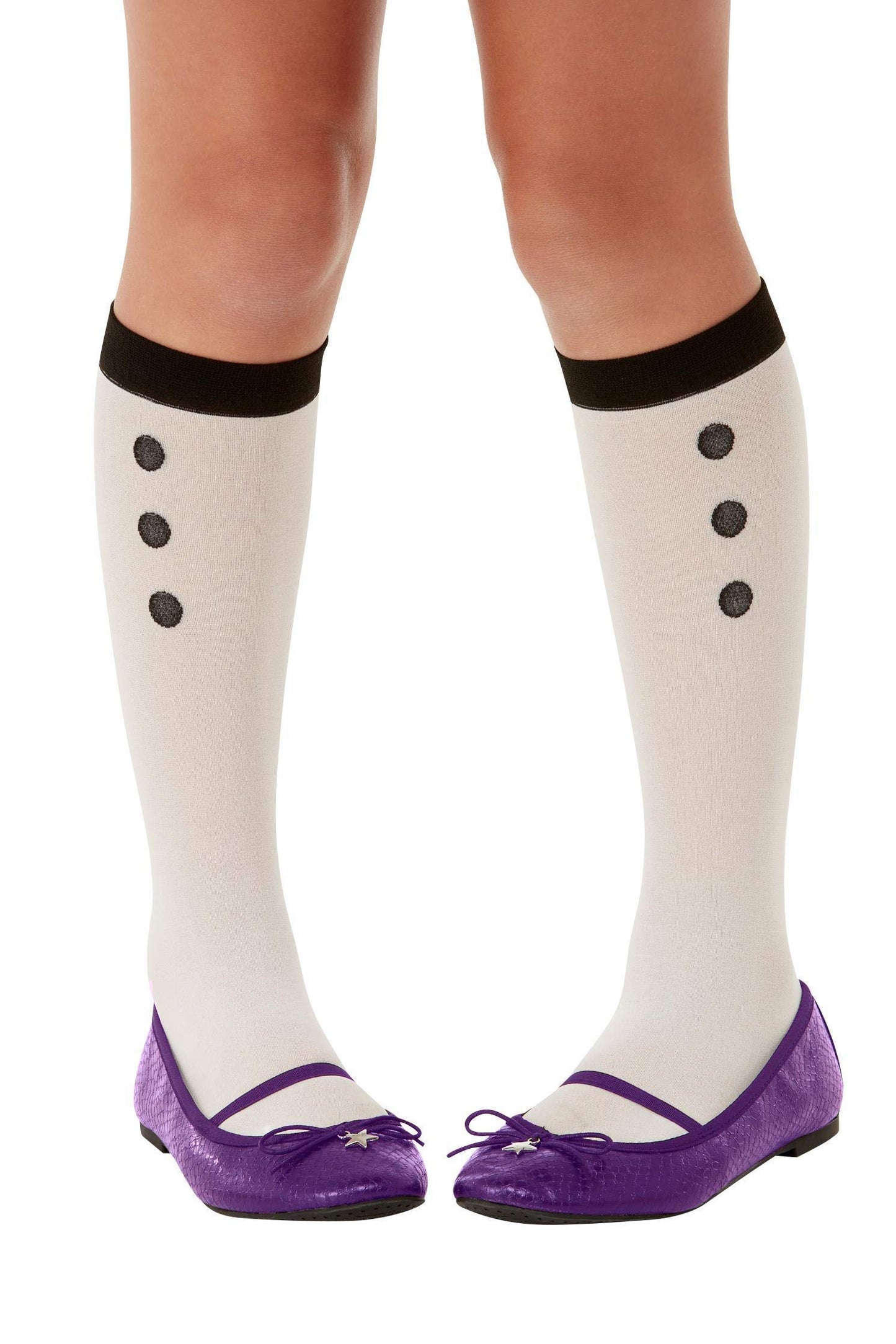 Smiffys Santoro The Hour Socks, White