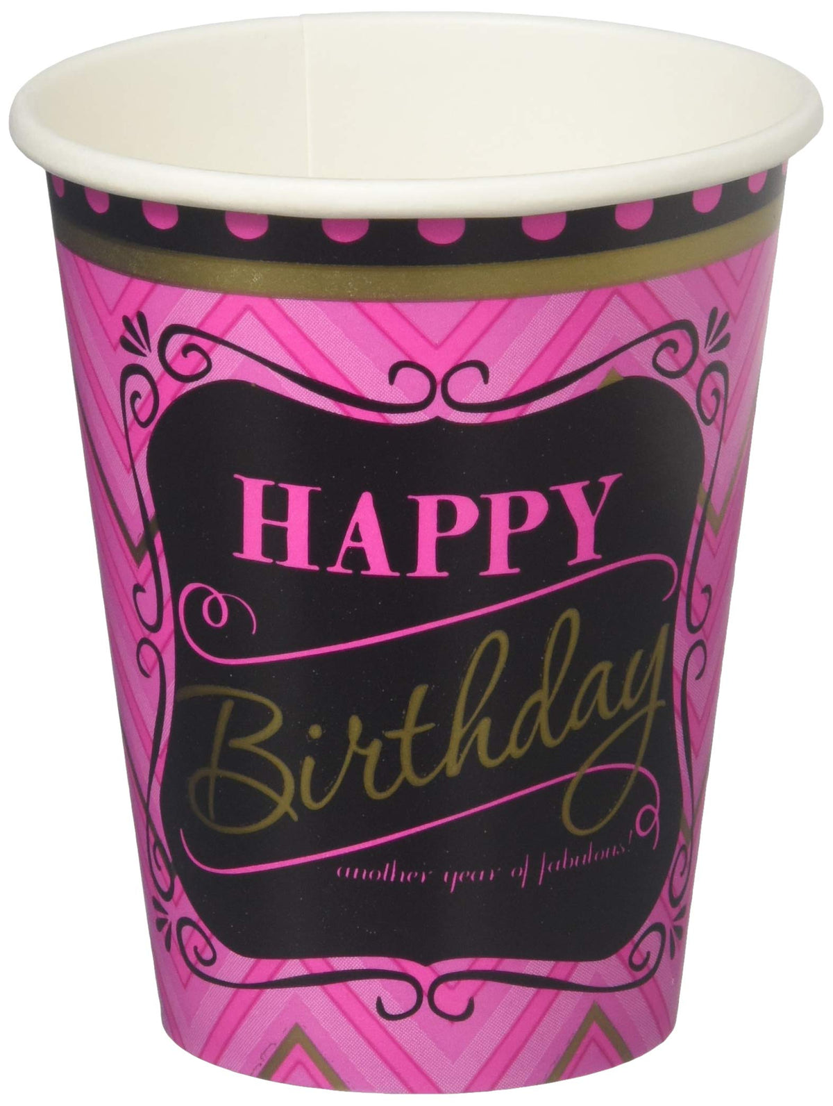 Amscan Fabulous Birthday Paper Cups 266ml /8