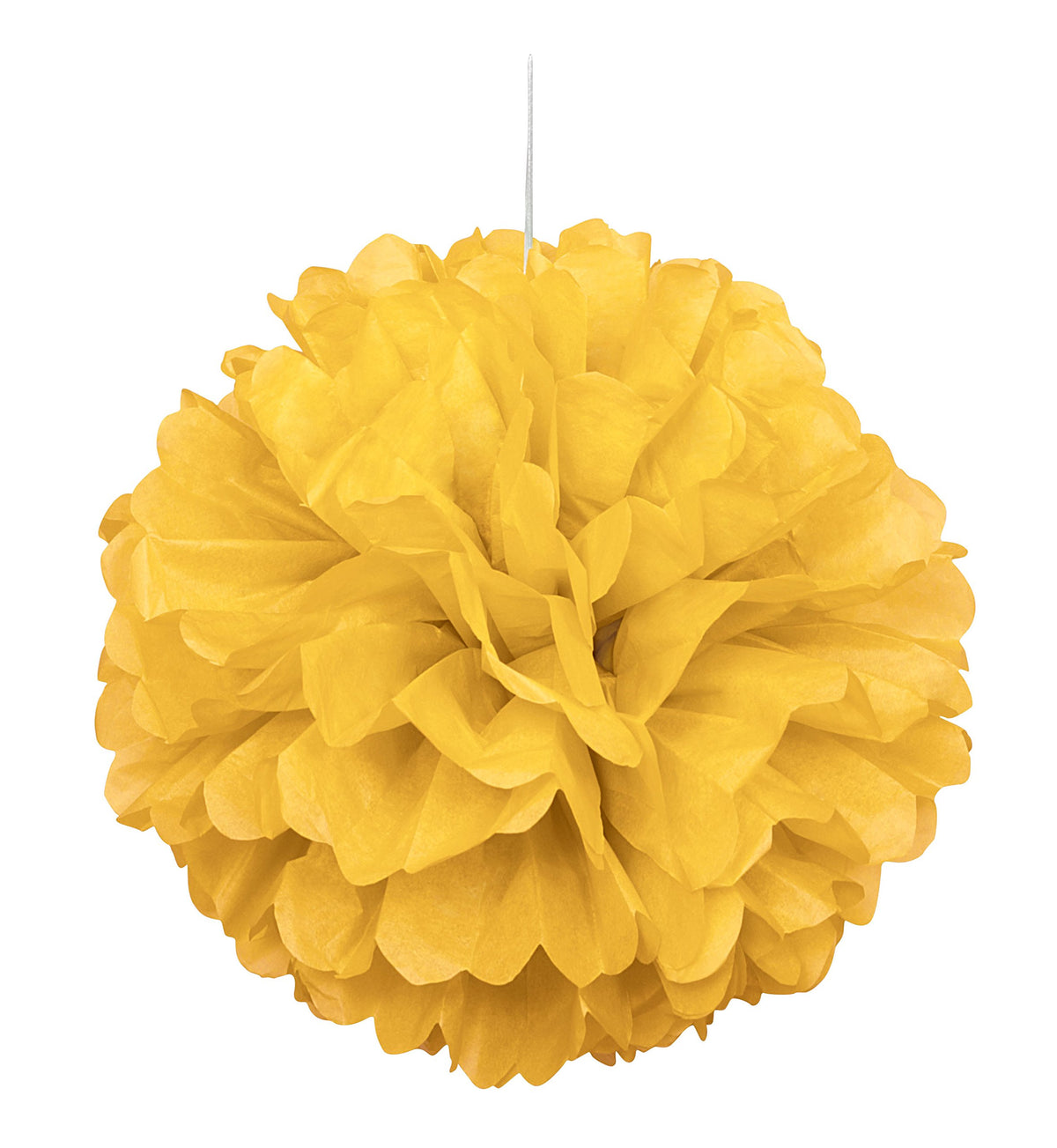 Unique Party - 40cm Yellow Tissue Paper Pom Pom Party Decoration