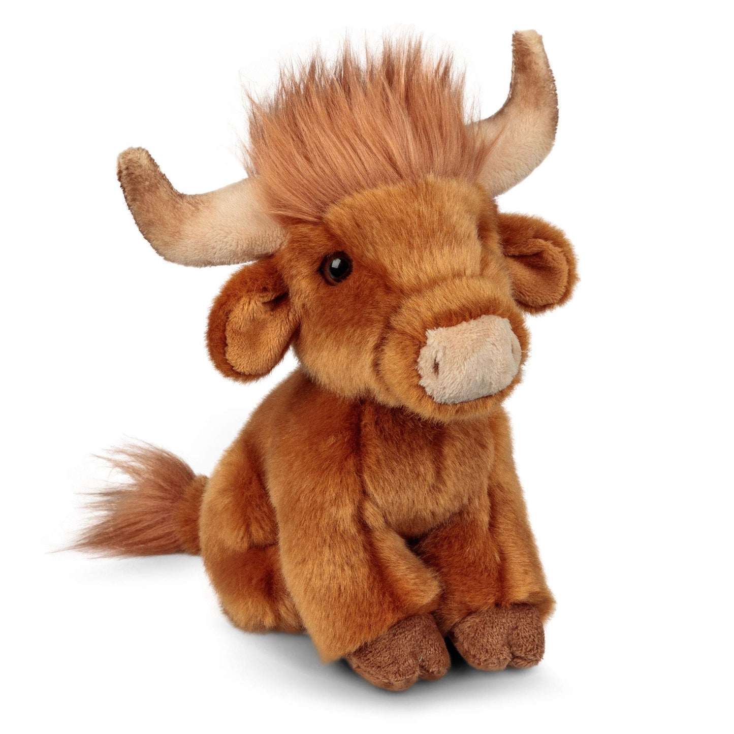 Animigos World of Nature 20cm Plush Highland Cow Soft Toy