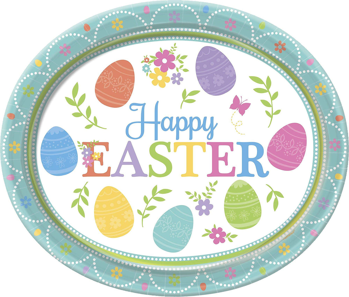 Lovely Easter Paper Oval Platters 30cm /8