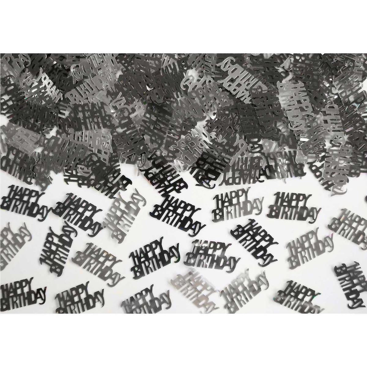 Happy Birthday Blue/Silver Metallic Confetti 15g
