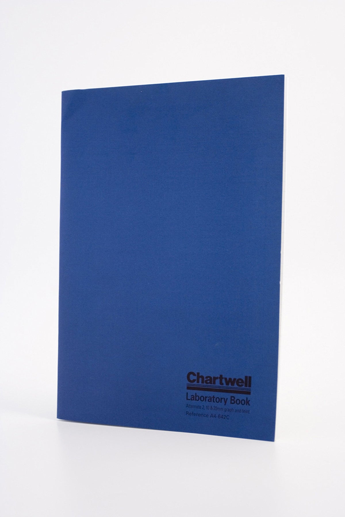 Exacompta - Ref A4-642CZ - Chartwell - Softcover Laboratory Technical Note Book, A4 297 x 210mm, 2mm/10mm/20mm Quadrille Grid Square Ruling, 80 pages 70gsm Paper - Blue