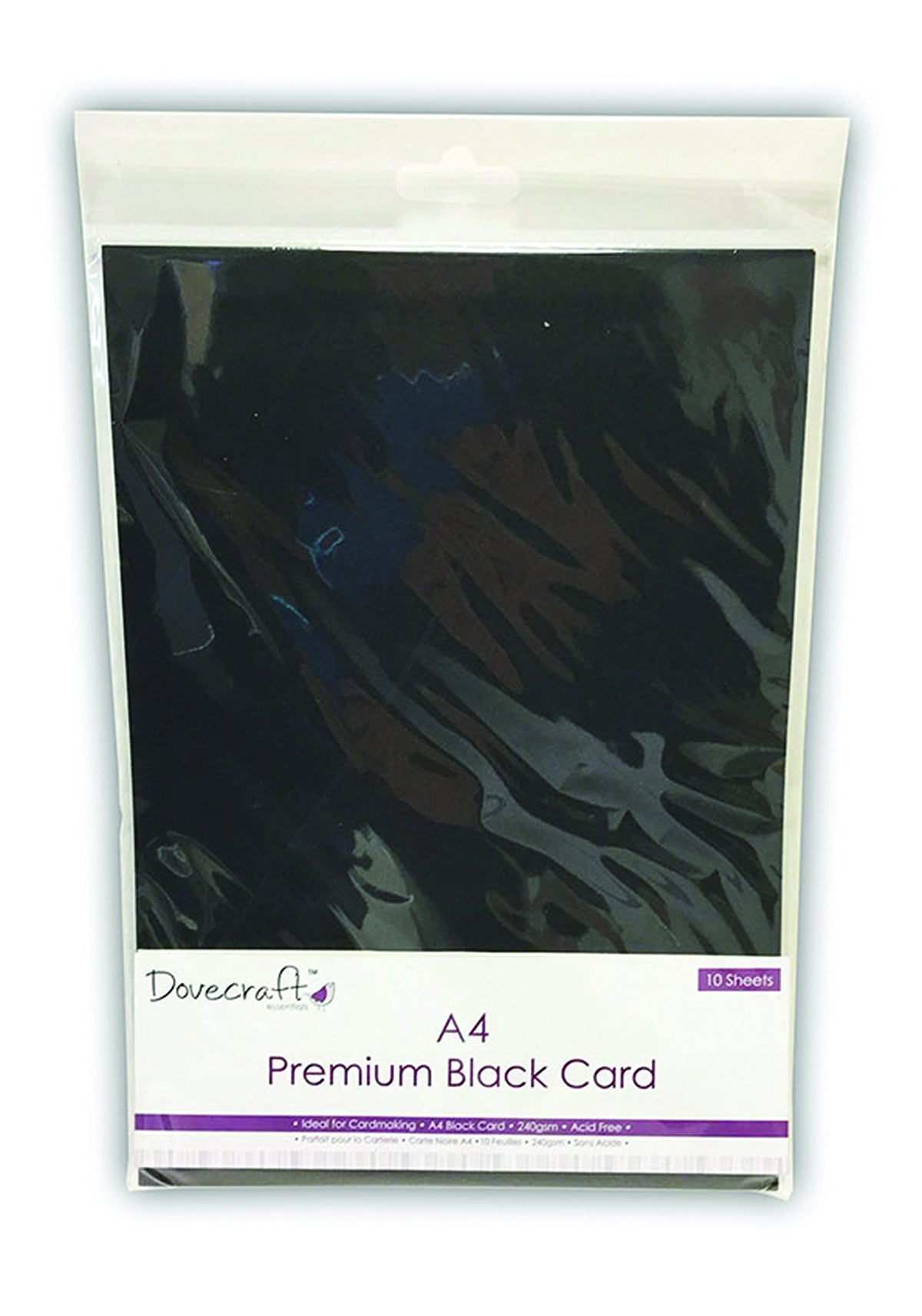 Dovecraft Essentials - A4 Premium Black Cards