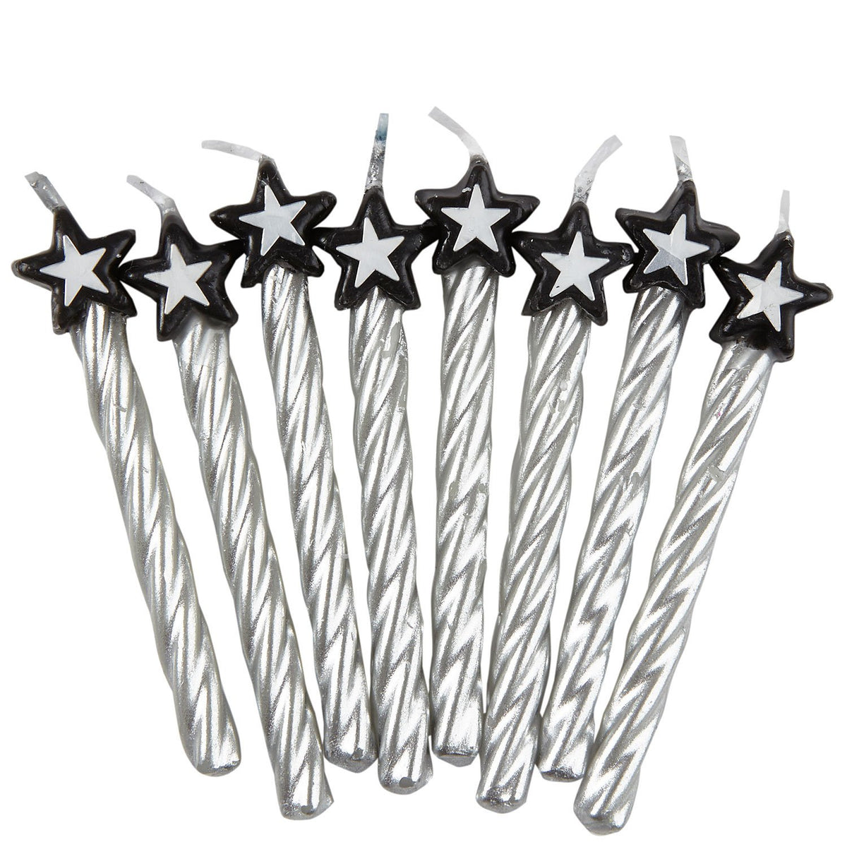 Amscan 8 Candles silver with star