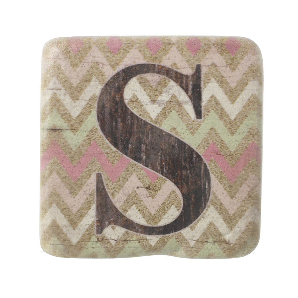 Heaven Sends Letter S Coaster