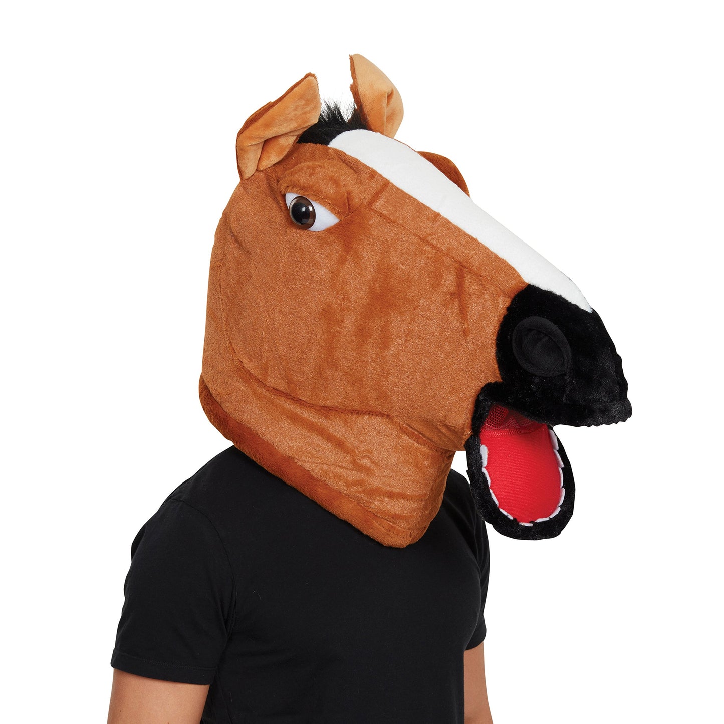 Bristol Novelty Horse Mascot Mask, Unisex, Brown/Black