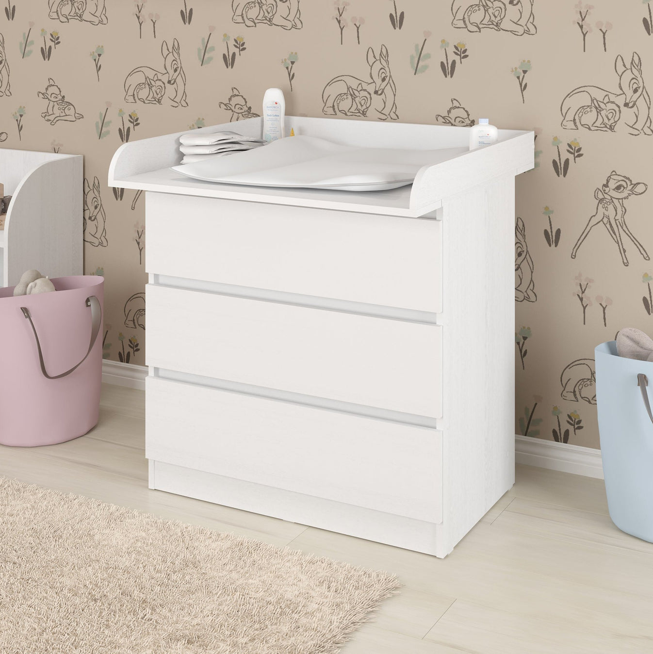 Shefa 800 Dresser Baby Changing Top (Top Only) White (1 box)