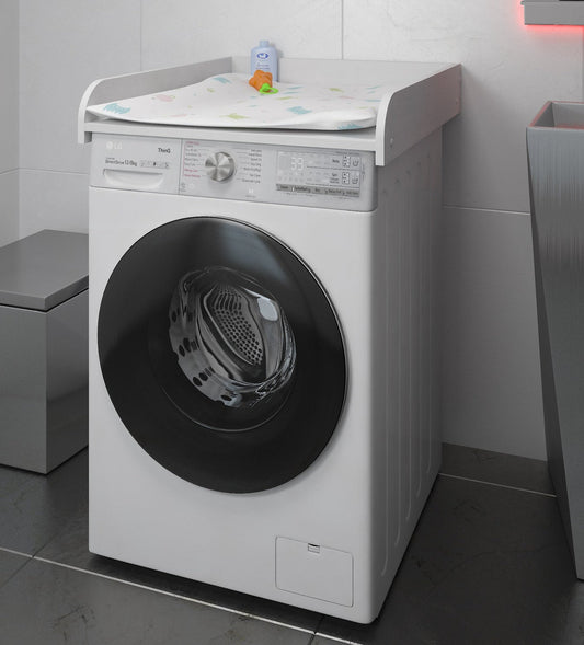 Shefa 600 Washing Machine Baby Changing Top White (Top Only)  (1 box)