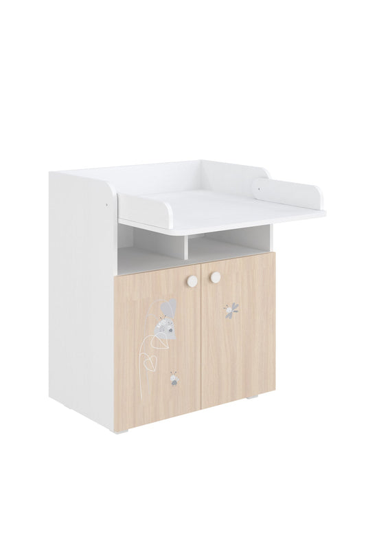 Shefa 700 Amis Baby Changing Unit White-Pastell Oak (2 boxes)