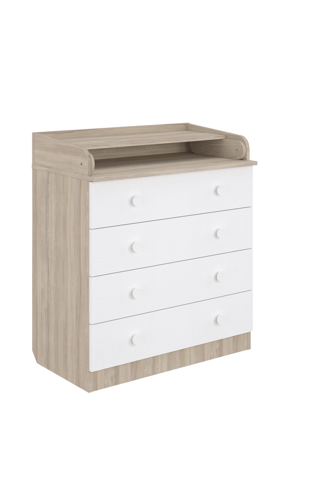 Shefa 800 Kids Changing Dresser Elm-White (2 boxes)