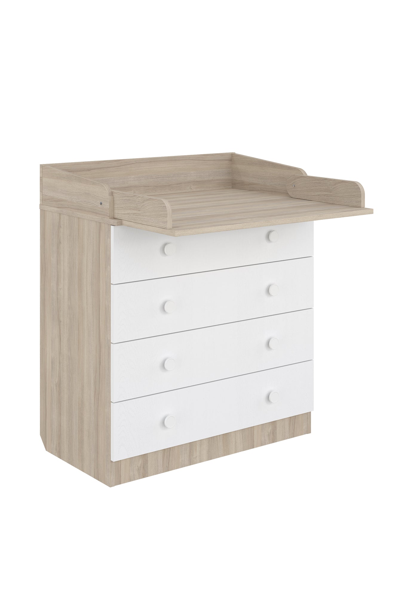 Shefa 800 Kids Changing Dresser Elm-White (2 boxes)