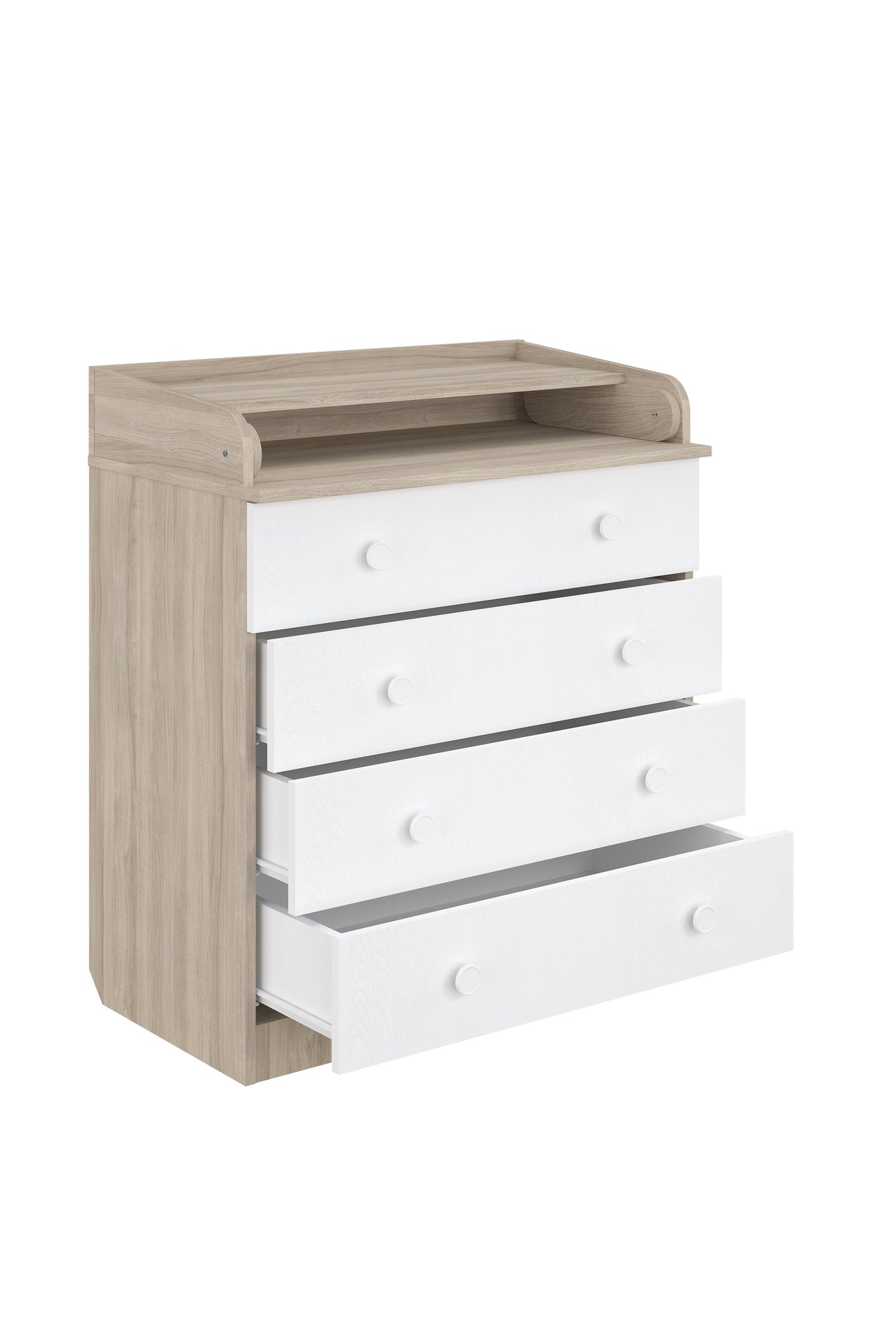 Shefa 800 Kids Changing Dresser Elm-White (2 boxes)