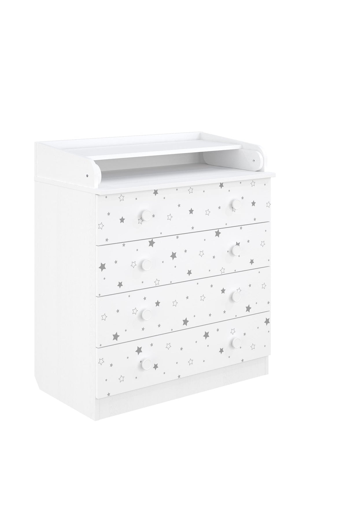 Shefa 800 Kids Changing Dresser Starlight White (2 boxes)