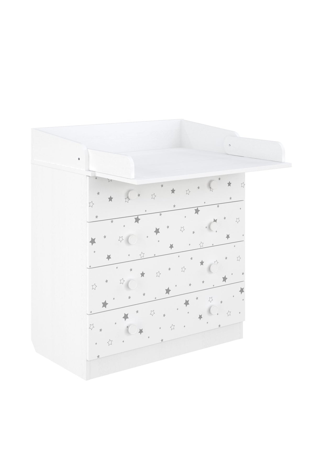 Shefa 800 Kids Changing Dresser Starlight White (2 boxes)