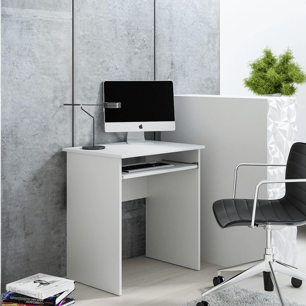 Shefa Line Computer Desk Luna White (1 box)