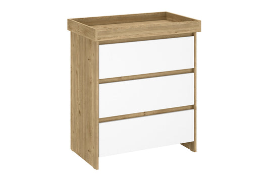 Shefa 880 Kids Changing Unit Cremona Oak White (2 Boxes)