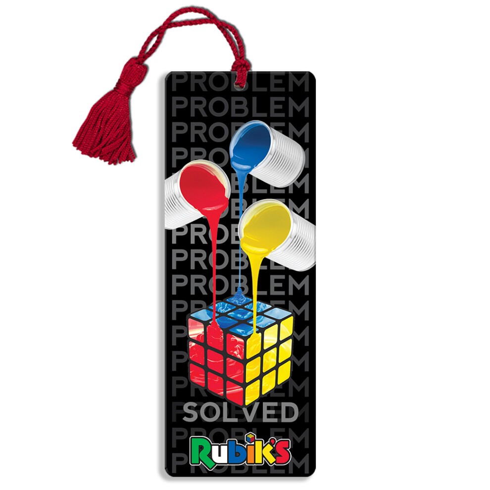 3D effect on this Rubik's Painted Bookmark
