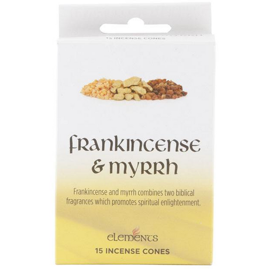B/12 Frankincense and Myrrh incense cones (6/20)