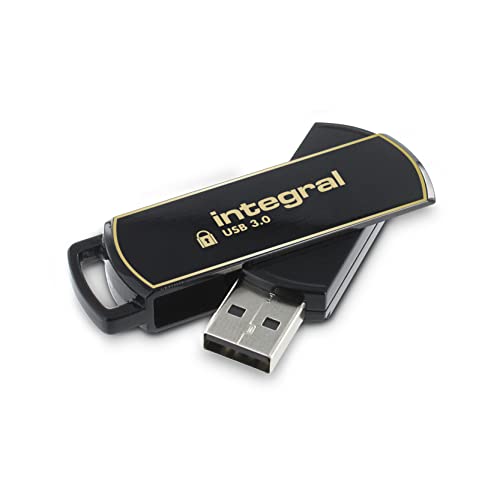 Integral Secure 360 Encrypted USB 3.0 8GB Flash Drive INFD8GB360SEC3.0