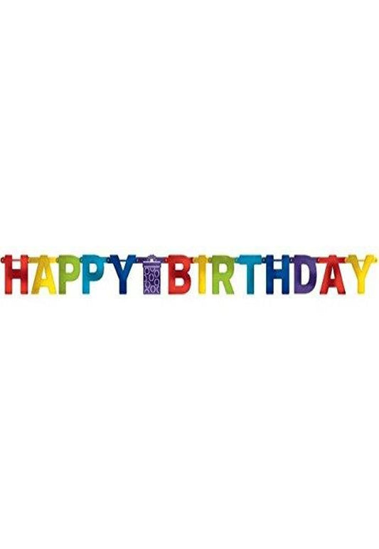 Bright Birthday Letter Banner 2.2m