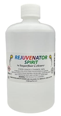 Sugarflair Rejuvenator Spirit, Rejuvenator Spirit For Sugarcraft and Cake Decorating, Food Grade Ethanol, Food Colouring Thinner - 280ml