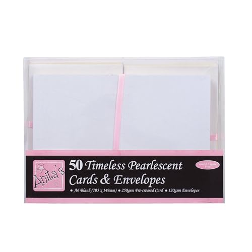 A6 Cards/Envelopes (50pk) - Timeless Pearlescent