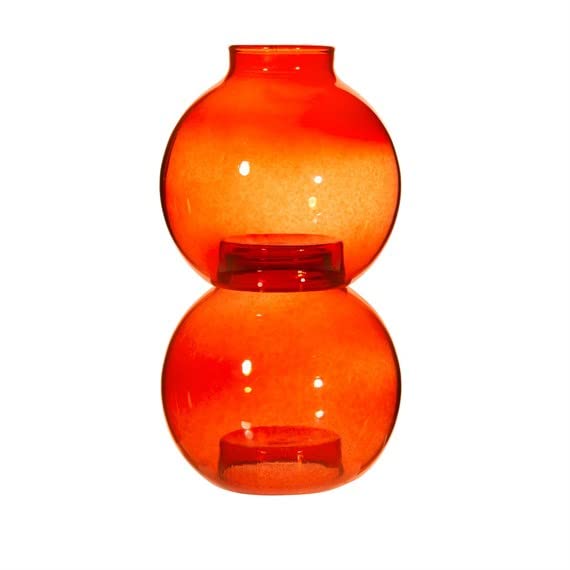 Red Stacking Bubble Vase