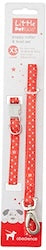 Petface Puppy Dog Collar/Lead Set, X-Small, Grey Stars