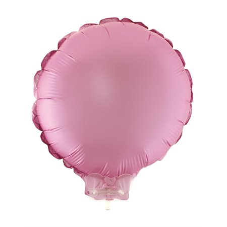Foil balloon 11" with stick round shape chrome pin