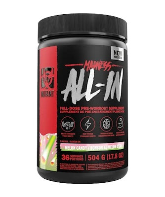 MUTANT Madness All-in | Full Dosed Pre-Workout Supplement | with Creatine Monohydrate | 504 G