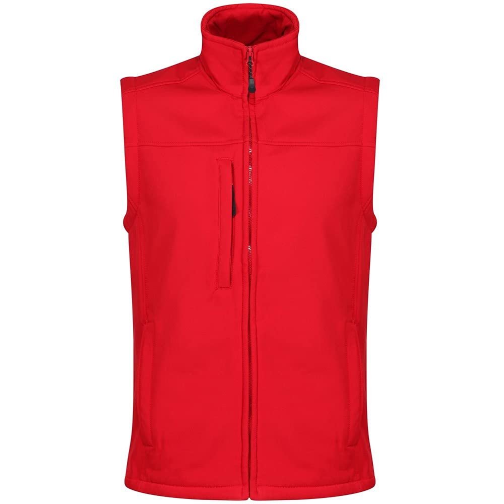 Regatta Flux Soft Shell Bodywarmer - Classic Red/Seal Grey - L