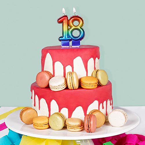 Boland - Number Candle, Different Numbers, Number, Cake Candle in The Shape of a foil Balloon, Decoration, Birthday, Anniversary