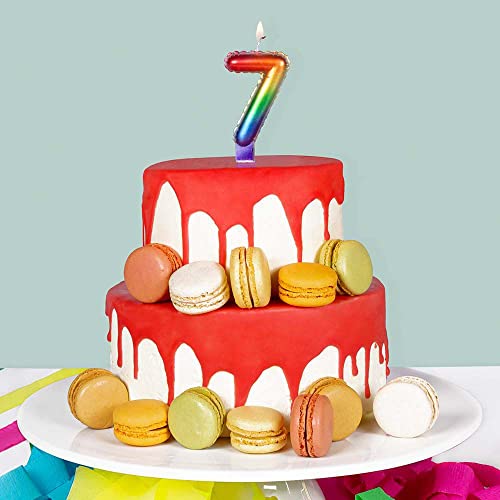 Boland - Number Candle, Different Numbers, Number, Cake Candle in The Shape of a foil Balloon, Decoration, Birthday, Anniversary