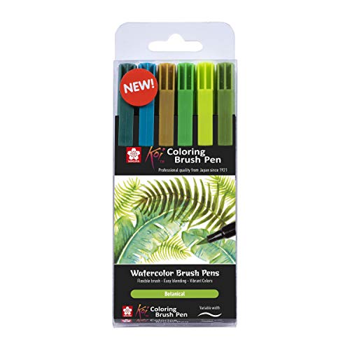 KOI COLOR BRUSH BOTANIC.SET 6#