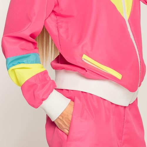 Boland Shell suit Retro Babe Neon Pink