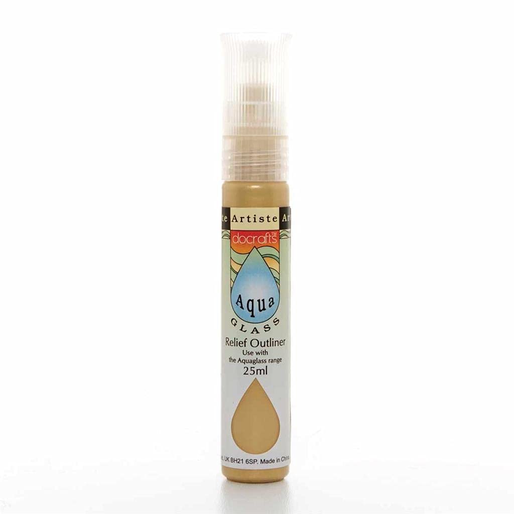 Relief Outliner (25ml) - Aquaglass - Gold