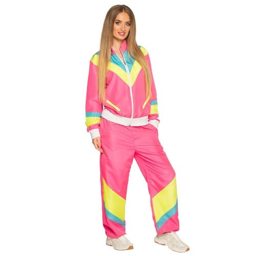 Boland Shell suit Retro Babe Neon Pink