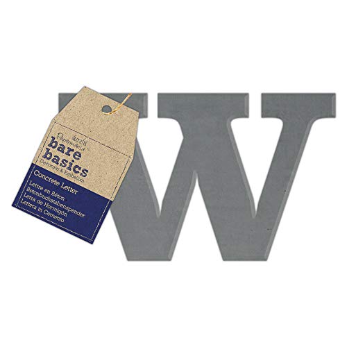 Concrete Letter (1pc) - Bare Basics - W