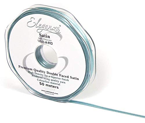 Eleganza Double Faced Satin 3mm x 50m Sea Breeze No.59