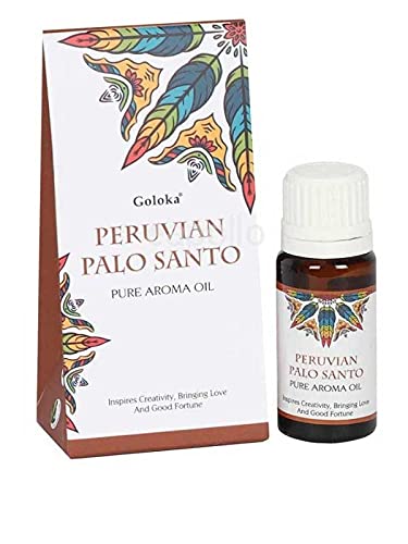 Goloka 10ml Peruvian Palo Santo Fragrance Oil Display of 12 Bottles